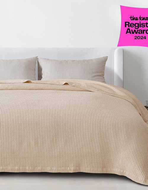 Load image into Gallery viewer, 100% Cotton Waffle Weave Blanket - Mikala Collection
