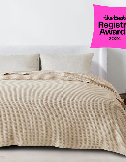 Load image into Gallery viewer, 100% Cotton Waffle Weave Blanket - Mikala Collection
