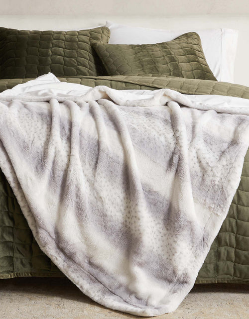 Load image into Gallery viewer, Faux Fur Printed Throw Blanket - Aaliyah Collection
