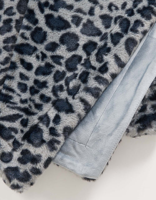 Load image into Gallery viewer, Faux Fur Printed Throw Blanket - Aaliyah Collection
