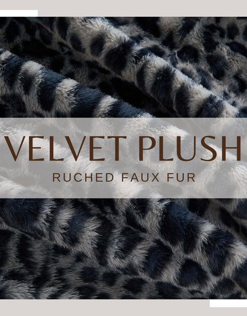 Load image into Gallery viewer, Faux Fur Printed Throw Blanket - Aaliyah Collection
