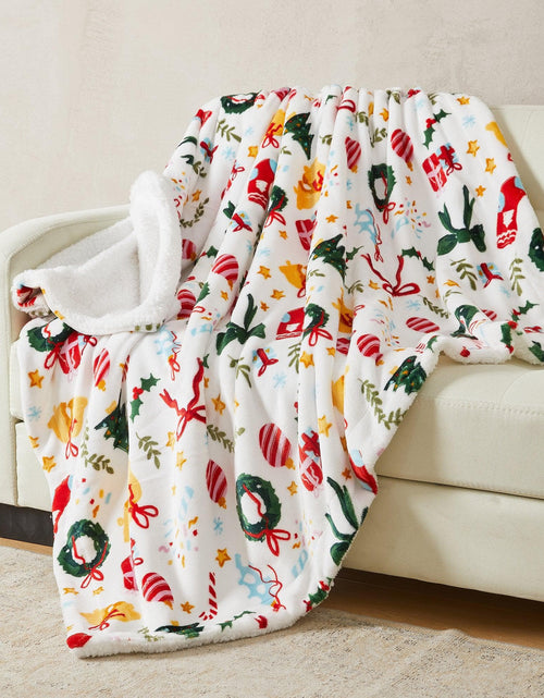 Load image into Gallery viewer, Holiday Sherpa Throw - Esmay Collection

