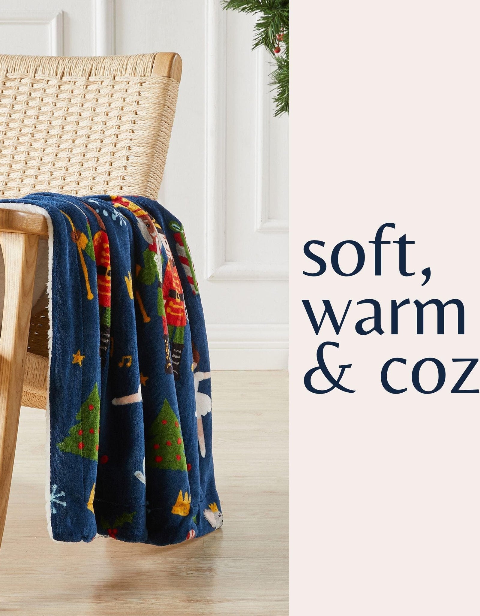 Holiday Sherpa Throw - Esmay Collection