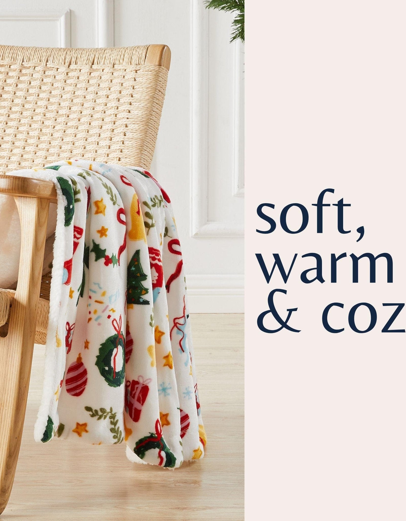 Sherpa Throw Blanket - Eve Collection