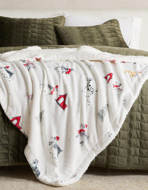Load image into Gallery viewer, Sherpa Throw Blanket - Eve Collection
