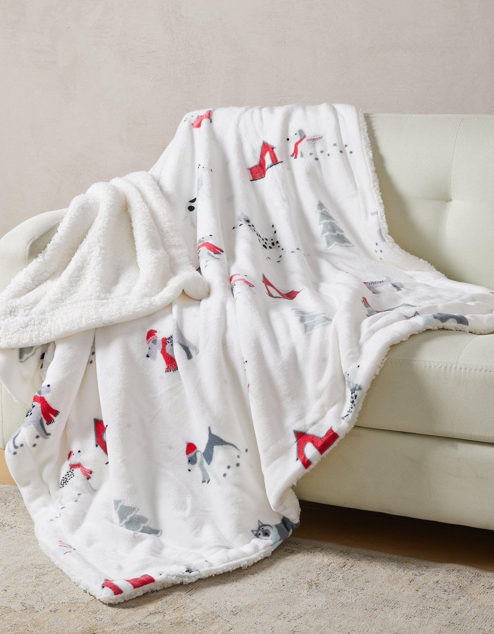 Sherpa Throw Blanket - Eve Collection