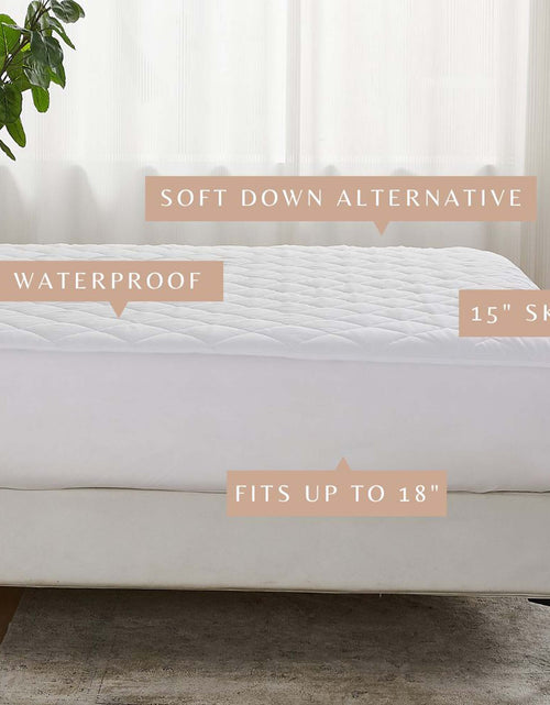 Load image into Gallery viewer, Down Alternative Waterproof Mattress Pad - Eckhart Collection

