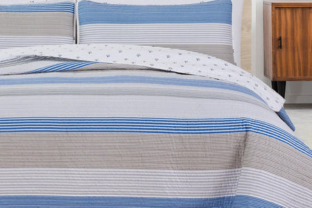Striped Quilt Set - Bryce Collection