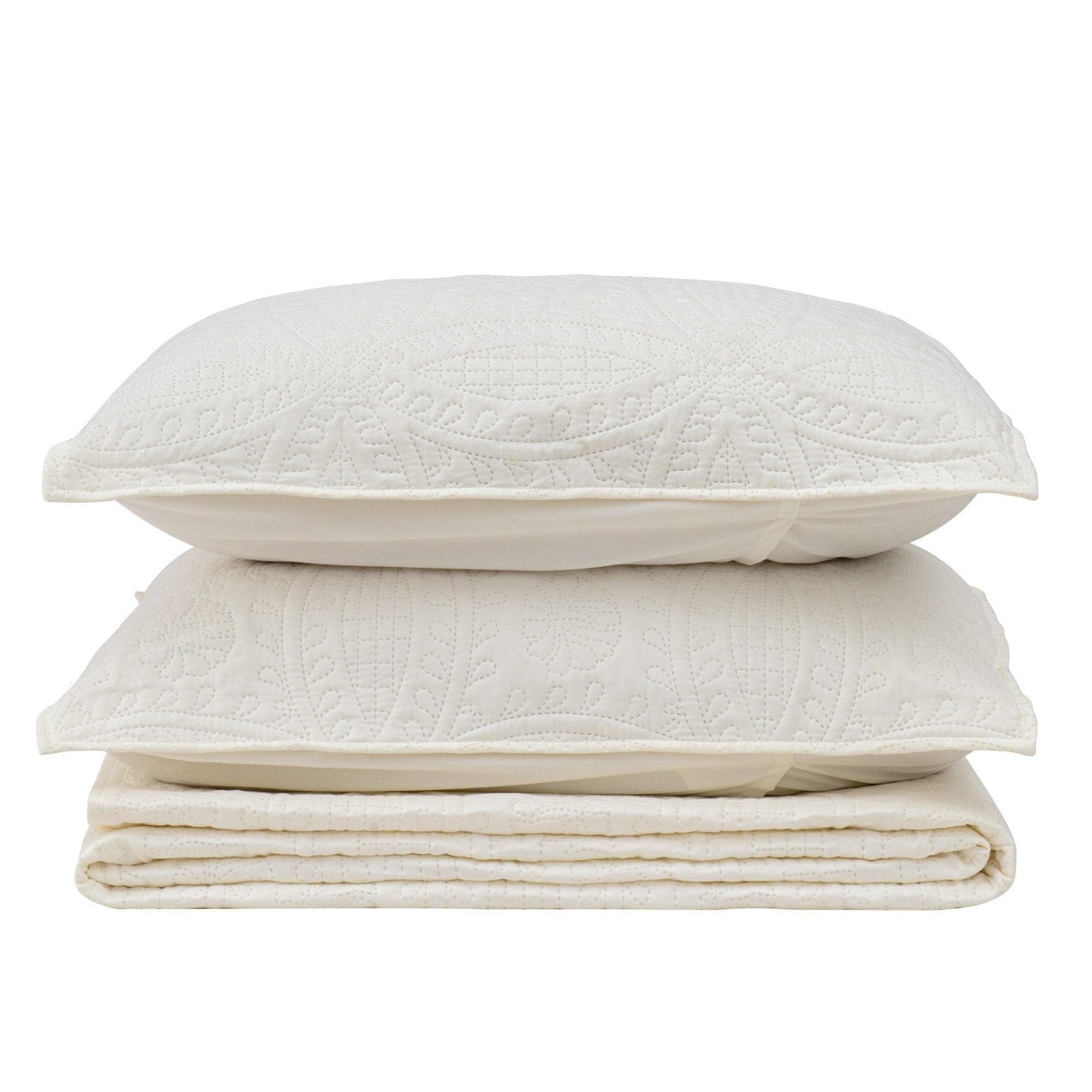 Oversized Medallion Quilt Set - Clara Collection