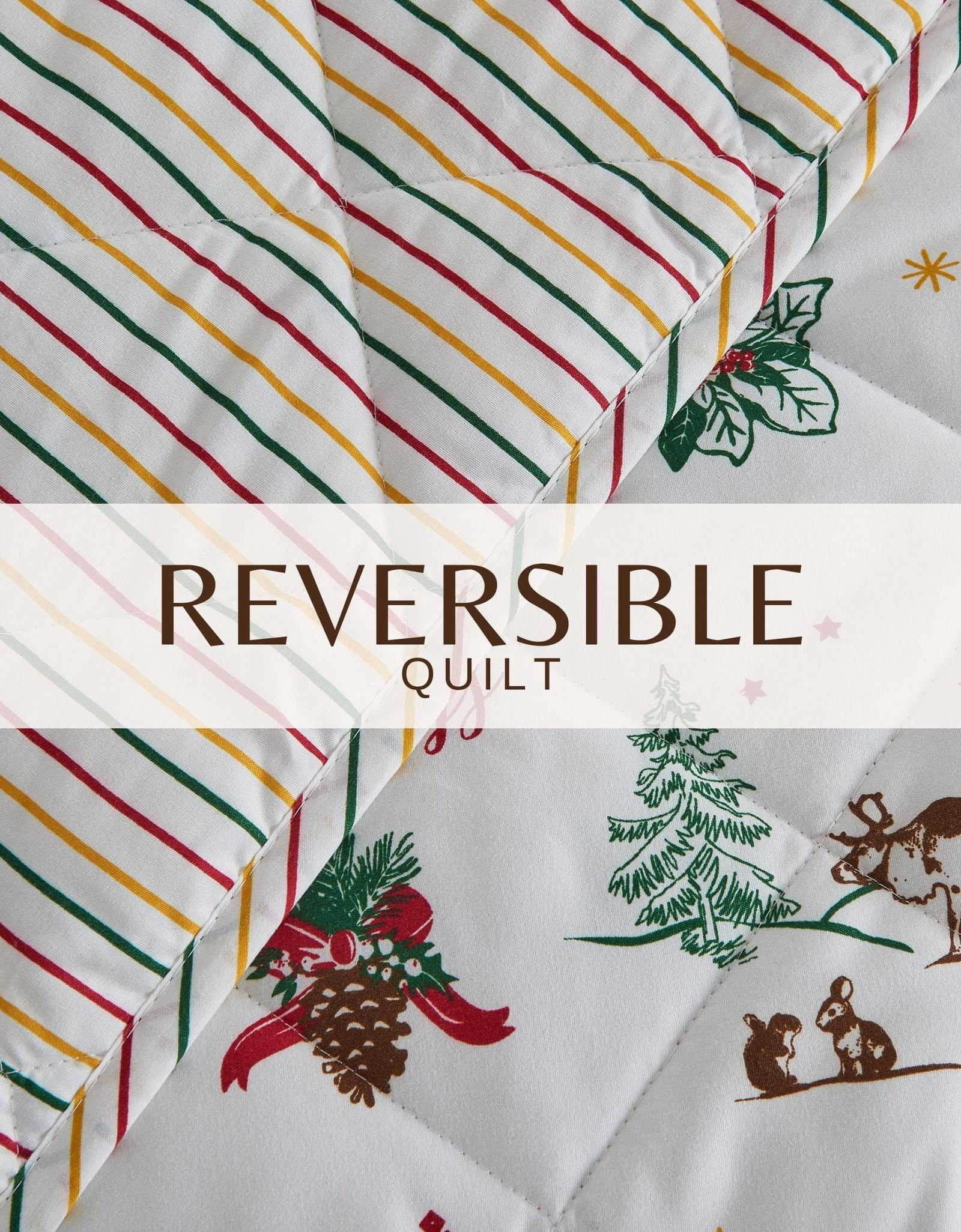 Colorful Holiday Quilt Set - Midnight Magic Collection