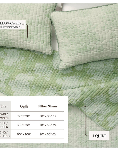 Load image into Gallery viewer, Floral Printed Cotton Quilt Set - Corin Collection
