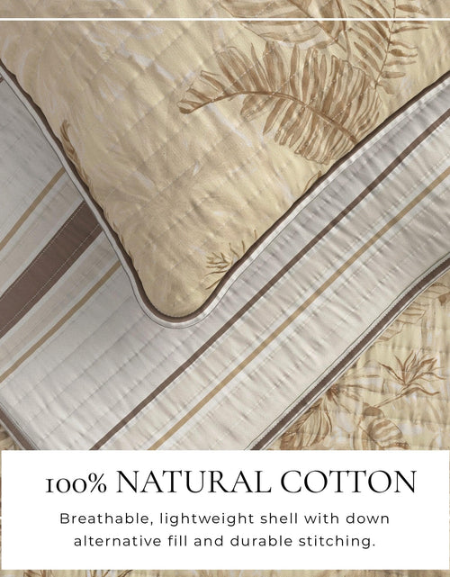 Load image into Gallery viewer, Floral Printed Cotton Quilt Set - Mendocino Collection
