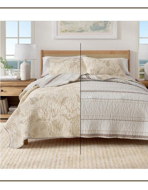 Load image into Gallery viewer, Floral Printed Cotton Quilt Set - Mendocino Collection
