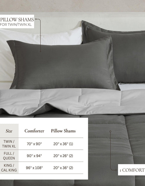Load image into Gallery viewer, Reversible Comforter Set - Odette Collection
