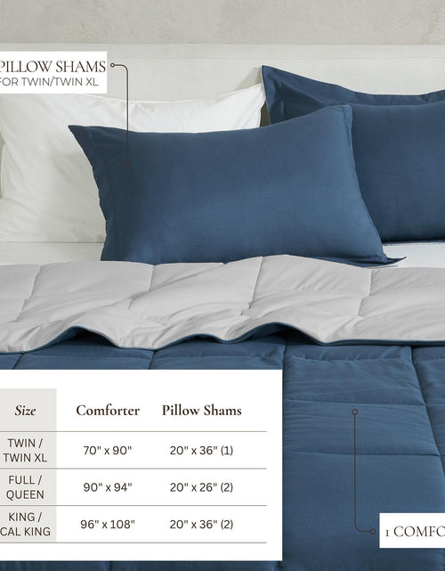 Load image into Gallery viewer, Reversible Comforter Set - Odette Collection

