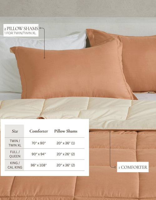 Load image into Gallery viewer, Reversible Comforter Set - Odette Collection
