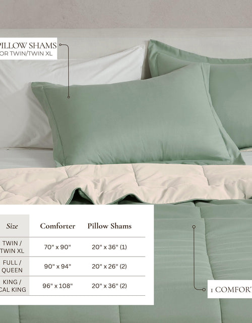 Load image into Gallery viewer, Reversible Comforter Set - Odette Collection
