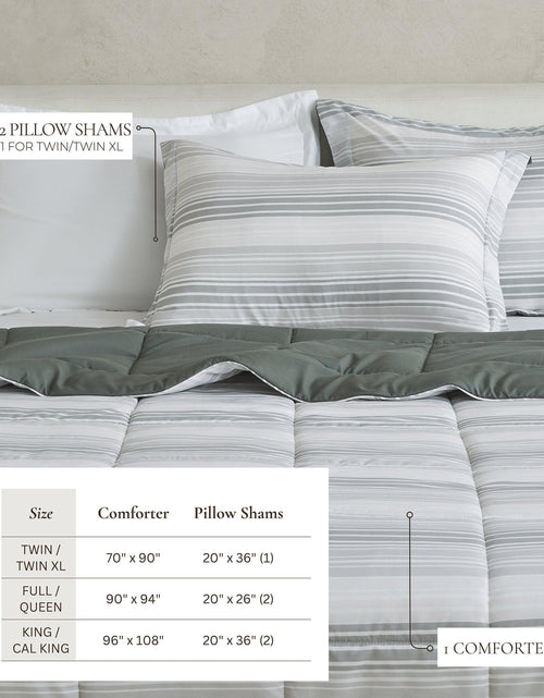 Load image into Gallery viewer, Reversible Comforter Set - Odette Collection
