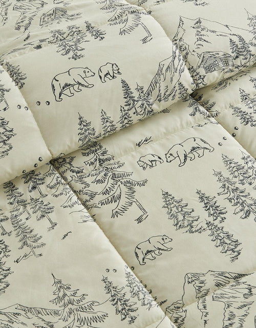 Load image into Gallery viewer, Reversible Christmas Comforter and Sham Set - Holiday / Lodge Odette Collection
