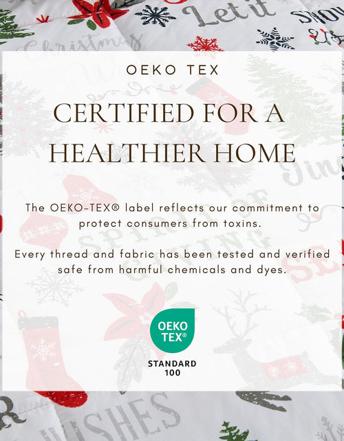 Load image into Gallery viewer, Reversible Christmas Comforter and Sham Set - Holiday / Lodge Odette Collection
