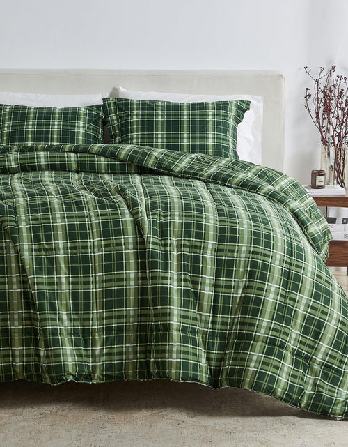 Load image into Gallery viewer, Reversible Christmas Comforter and Sham Set - Holiday / Lodge Odette Collection
