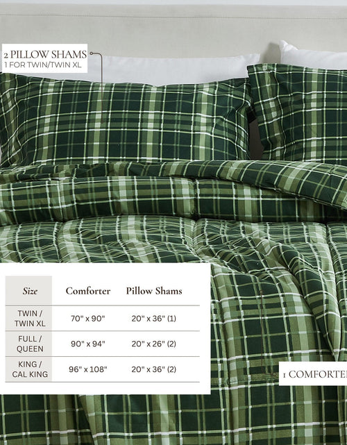 Load image into Gallery viewer, Reversible Christmas Comforter and Sham Set - Holiday / Lodge Odette Collection
