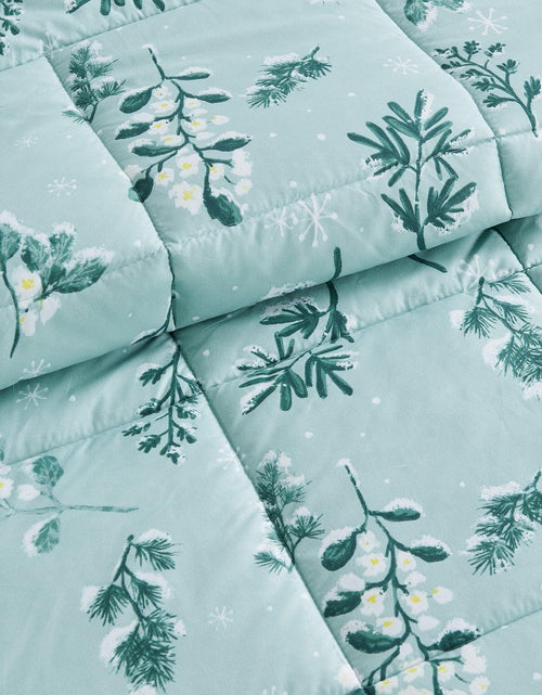 Load image into Gallery viewer, Reversible Christmas Comforter and Sham Set - Holiday / Lodge Odette Collection
