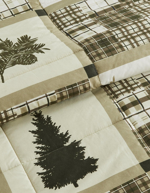 Load image into Gallery viewer, Reversible Christmas Comforter and Sham Set - Holiday / Lodge Odette Collection
