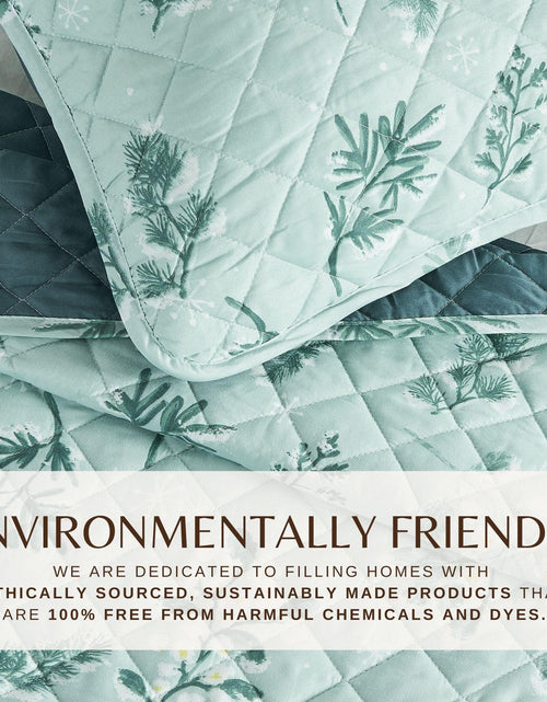 Load image into Gallery viewer, Snowy Botanical Quilt Set - Mariela Collection

