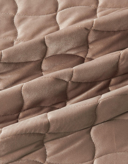 Load image into Gallery viewer, Velvet Box-Stitched Quilt Set - Vivica Collection
