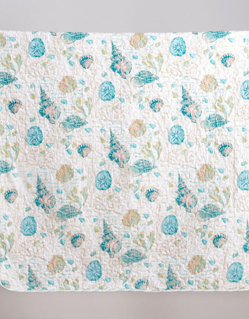 Load image into Gallery viewer, Seashell &amp; Coral Quilt Set - Westsands Collection
