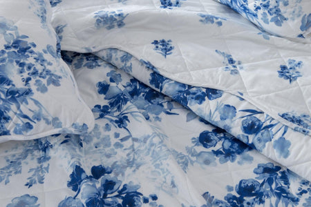 Watercolor Leaves Quilt Set - Jacqueline Collection