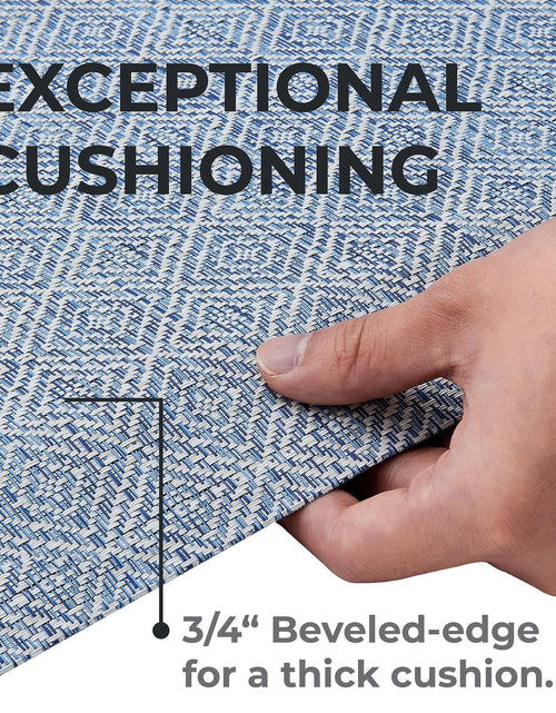 Load image into Gallery viewer, Cushioned Textured Anti-Fatigue Standing Kitchen Mat
