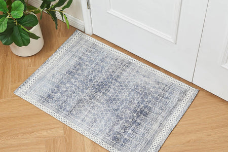 Distressed Moroccan Machine Washable Accent Rug 2' x 3' - Neve Collection