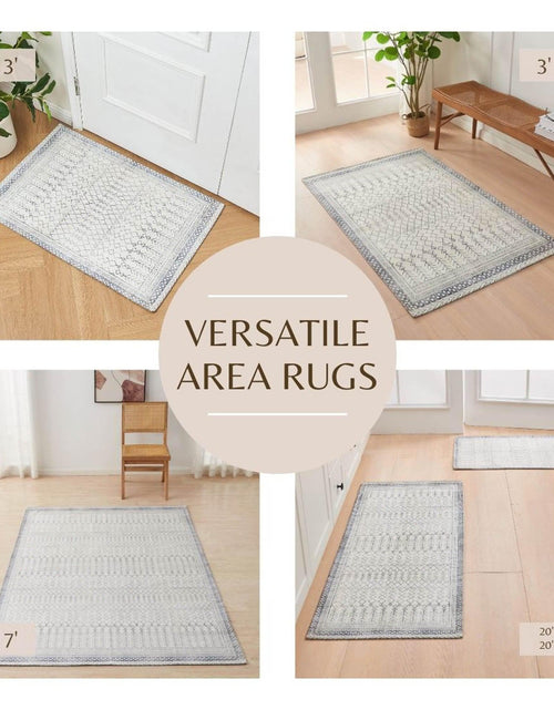 Load image into Gallery viewer, Distressed Moroccan Machine Washable Accent Rug 2' x 3' - Neve Collection
