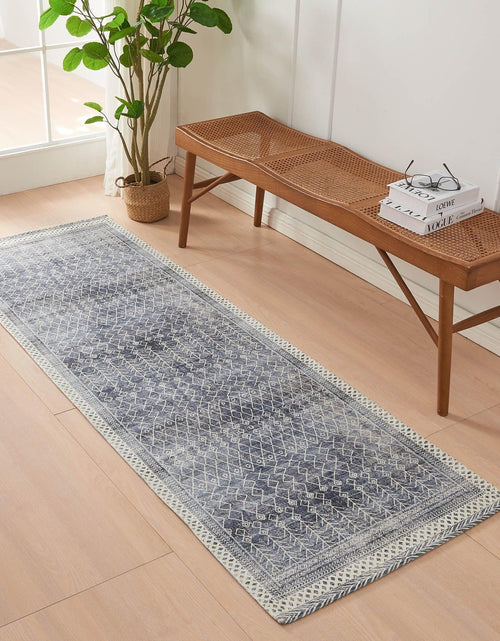 Load image into Gallery viewer, Distressed Moroccan Machine Washable Accent Runner 2'4" x 7' - Neve Collection
