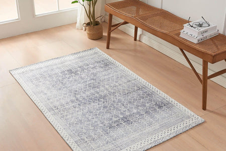 Distressed Moroccan Machine Washable Accent Area Rug 3' x 5' - Neve Collection