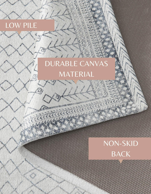 Load image into Gallery viewer, Distressed Moroccan Machine Washable Accent Area Rug 3' x 5' - Neve Collection
