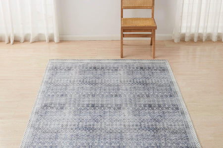 Distressed Moroccan Machine Washable Accent Area Rug 5' x 7' - Neve Collection