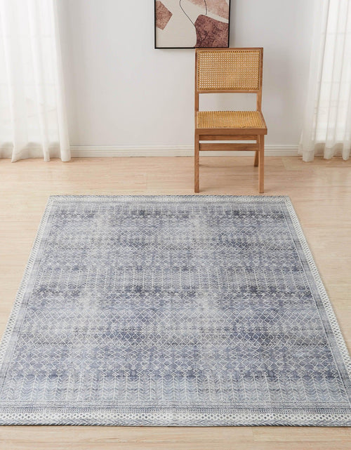 Load image into Gallery viewer, Distressed Moroccan Machine Washable Accent Area Rug 5' x 7' - Neve Collection
