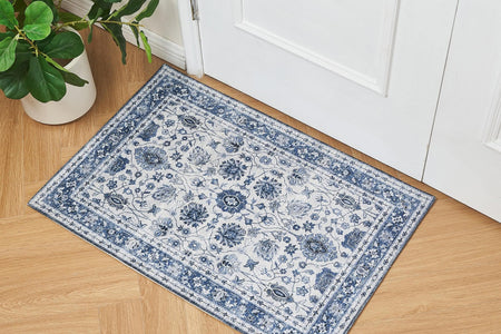 Floral Machine Washable Accent Rug 2' x 3' - Matra Collection