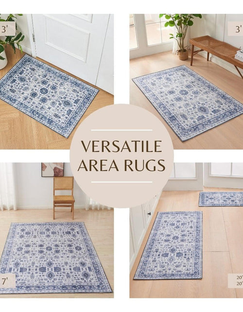 Load image into Gallery viewer, Floral Machine Washable Accent Rug 2' x 3' - Matra Collection
