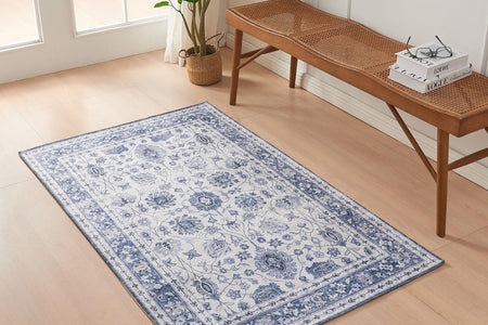 Floral Machine Washable Accent Area Rug 3' x 5' - Matra Collection