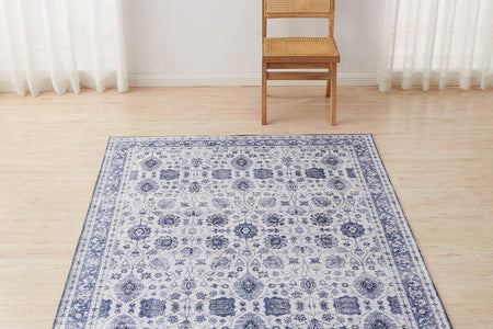 Floral Machine Washable Accent Area Rug 5' x 7' - Matra Collection