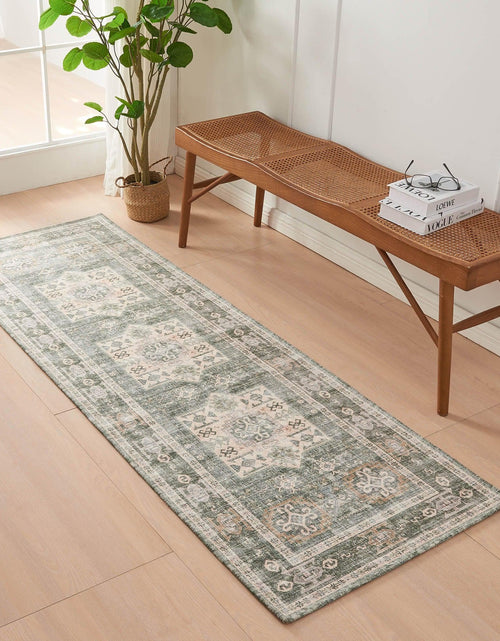 Load image into Gallery viewer, Medallion Machine Washable Accent Runner 2'4" x 7' - Nava Collection

