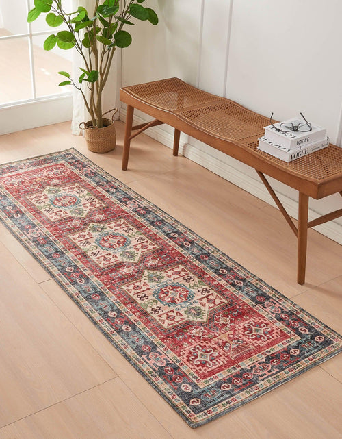 Load image into Gallery viewer, Medallion Machine Washable Accent Runner 2'4" x 7' - Nava Collection
