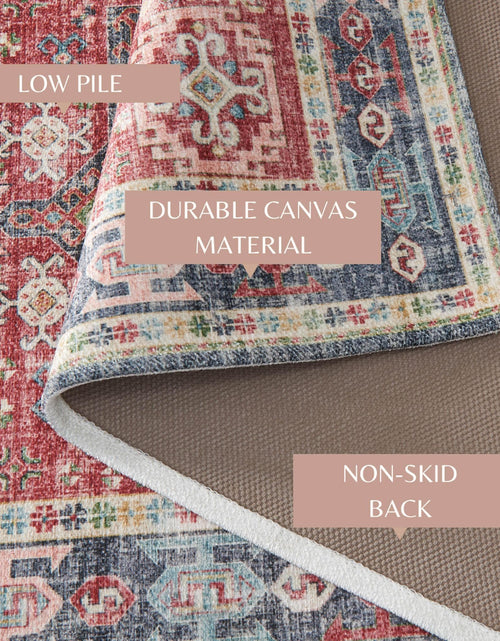 Load image into Gallery viewer, Medallion Machine Washable Accent Area Rug &amp; Runner 2 Pack - Nava Collection
