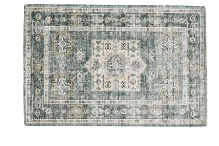 Medallion Machine Washable Accent Area Rug 3' x 5' - Nava Collection