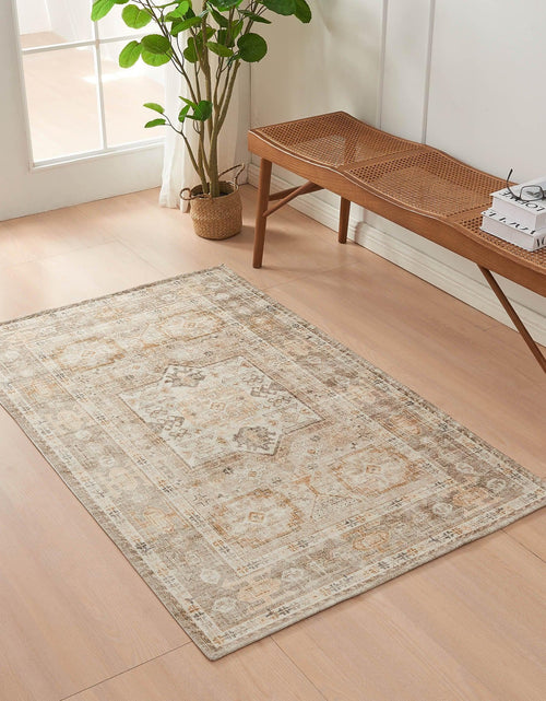 Load image into Gallery viewer, Medallion Machine Washable Accent Area Rug 3' x 5' - Nava Collection
