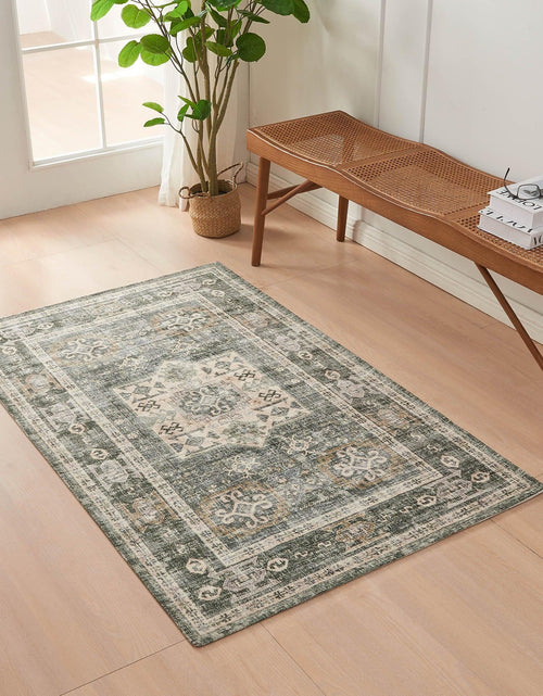 Load image into Gallery viewer, Medallion Machine Washable Accent Area Rug 3' x 5' - Nava Collection

